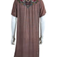 Johnny Was Maueve Velvet Embroidered Tunic Size M