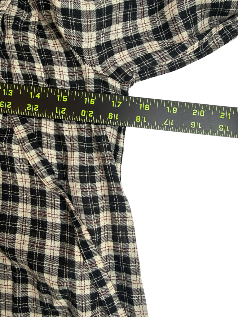 DOEN Black Gingham Check Skirt Set Size XS/S