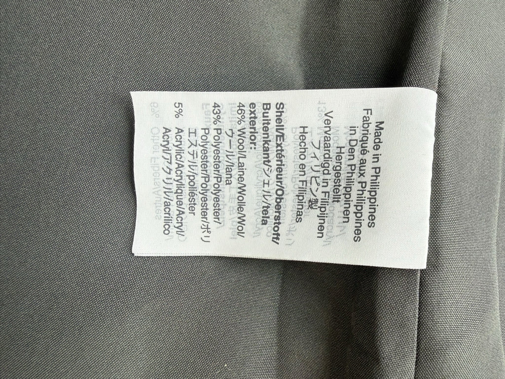 J. Crew Gray Vail Wool Blend Hooded Parka Size 10