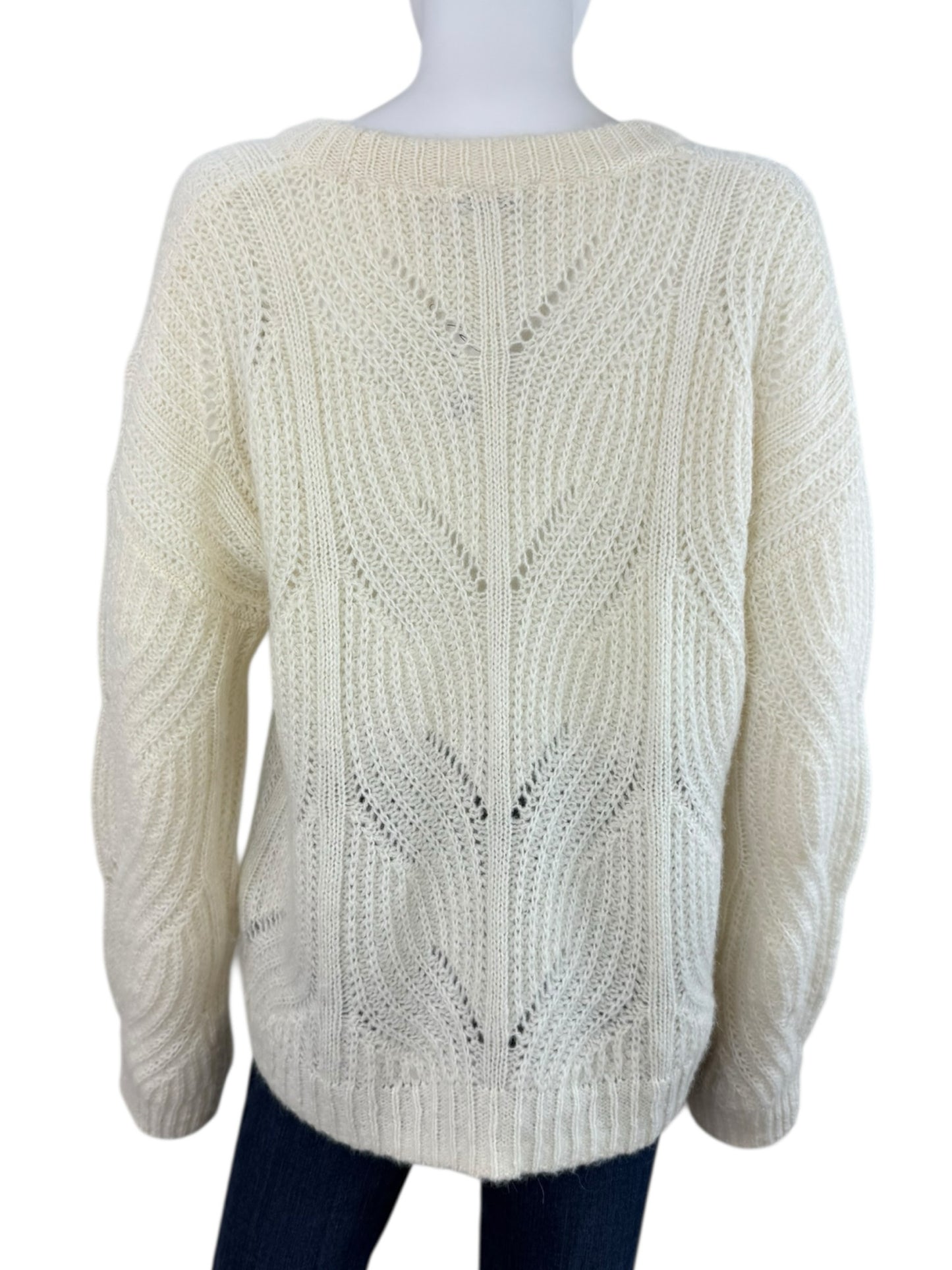Madewell White Sweater Size S