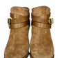 JIMMY CHOO Brown Suede Melba Booties Size 37