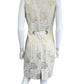 VERTIGO PARIS NWT Gold Brocade Cocktail Dress Size S