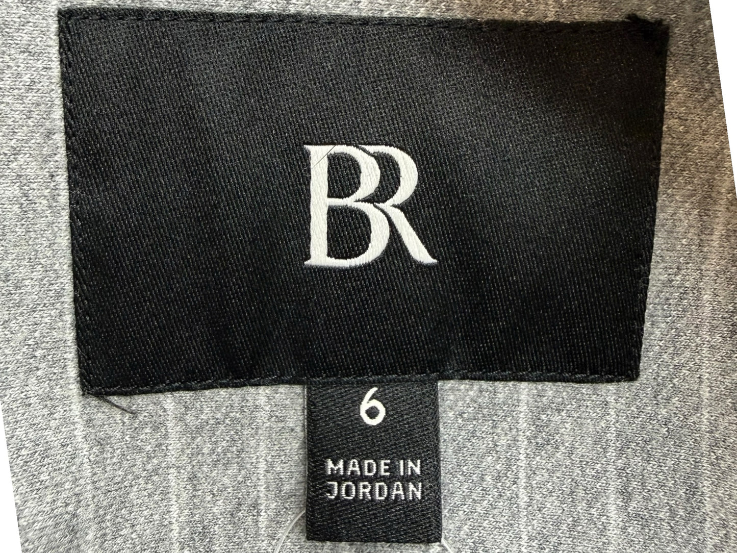 BANANA REPUBLIC Grey Pinstripe Blazer Size 6