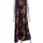 Johnny Was Black Floral Bossa Maxi Dress Size L