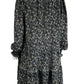 MAX STUDIO Black Floral Casual Dress Size XL