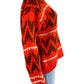 the great. Red Folk Wool Knit Sweater Size 1