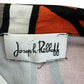 Joseph Ribkoff Orange Abstract Knit Jacket Size M