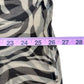 Johnny Was JADE Zebra Print Blouse Size M