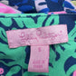 Lilly Pulitzer Blue Coral Print Maxi Dress Size S