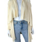 Theory Cream Wool Sweater Cardigan Size L