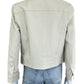 Theory Cream Lamb Leather Jacket Size L