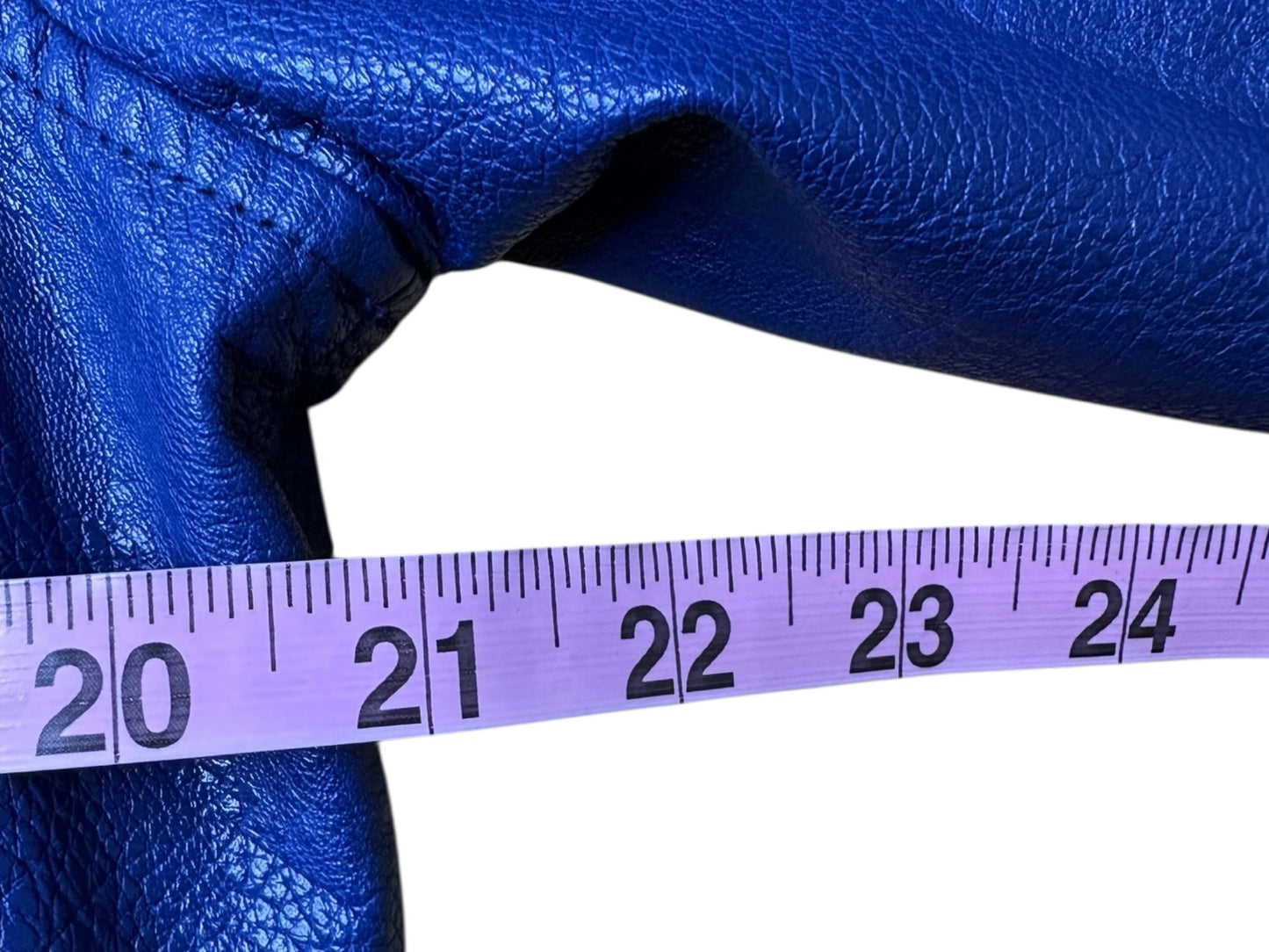 PISTOLA Electric Blue Vegan Leather Tracy Moto Jacket Size L