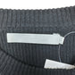 one grey day Black Ribbed Sweater Size S