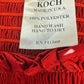 KOCH Red High Waisted shorts Size S