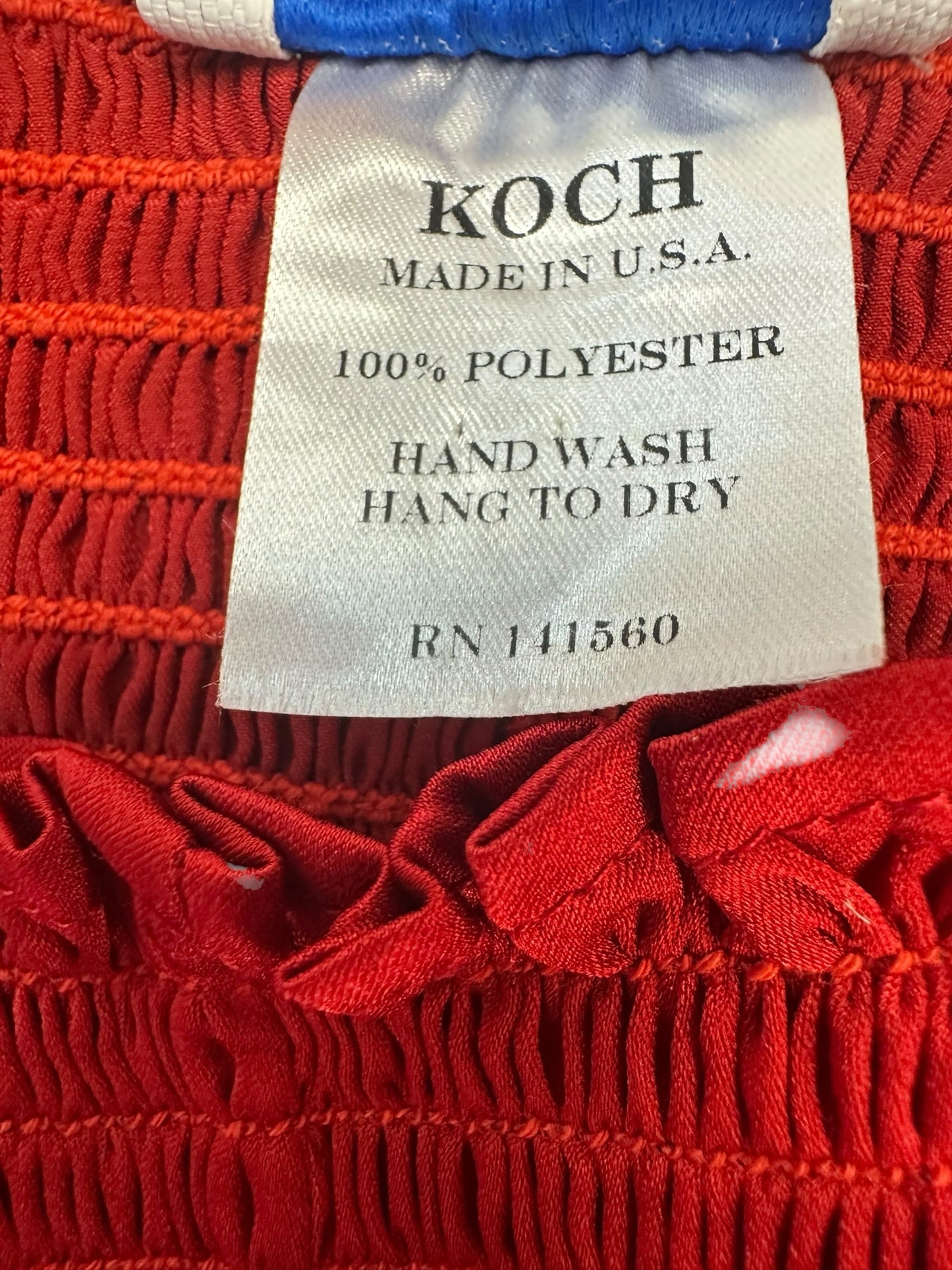KOCH Red High Waisted shorts Size S