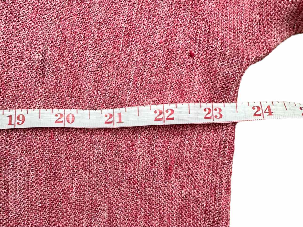 EILEEN FISHER Pink 100% Linen Sweater Size S