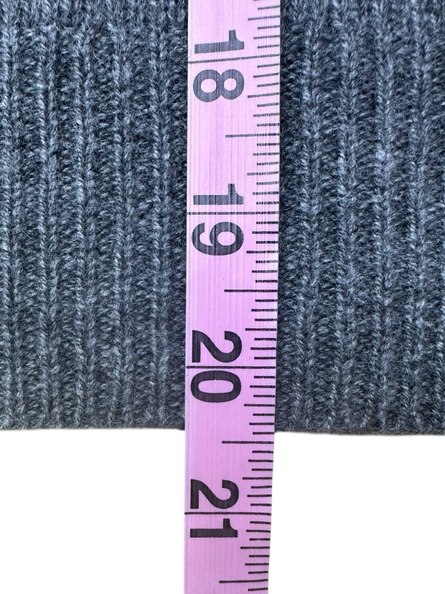 SKULL CASHMERE Striped Skull Graphic Turtleneck Sweater Size XS