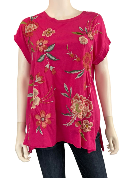 Johnny Was NWT Joya Relaxed Drape Tee Size S
