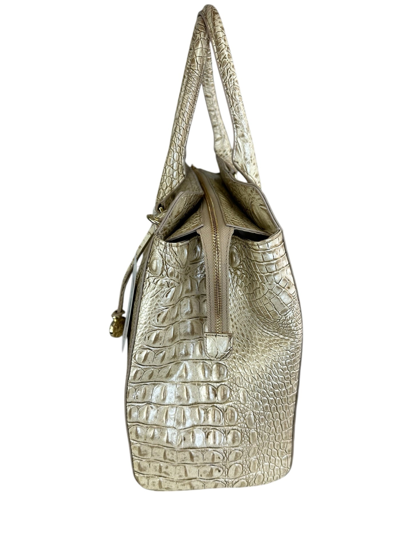 Brahmin Champagne 'Finley Carryall-Stardust Melbourne' Designer Handbag