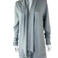 ATHLETA NWT Gray Jersey Knit Pranayama Wrap Cardigan Size S
