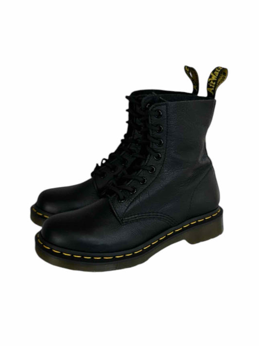 Dr. Martens Black Leather 1460 Pascal Combat Boot Size 7