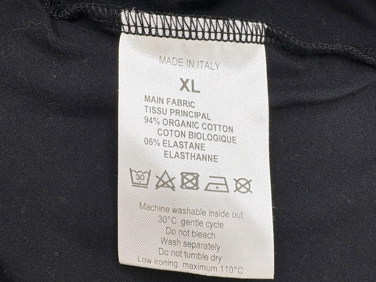 Yves Saint Laurent Black Knit Top Size XL