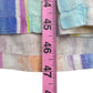 120% Lino 100% Linen Pastel Stripe Button-Down Dress Size 44