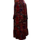 Cynthia Steffe Maroon Velvet Paisley Midi Skirt Size 6