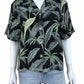 Tommy Bahama Tropical Print Silk Button-Down Shirt Size M