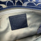COACH Blue Gallery Signature Tote Bag