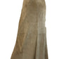 Chico's Tan Leather Maxi Skirt Size M