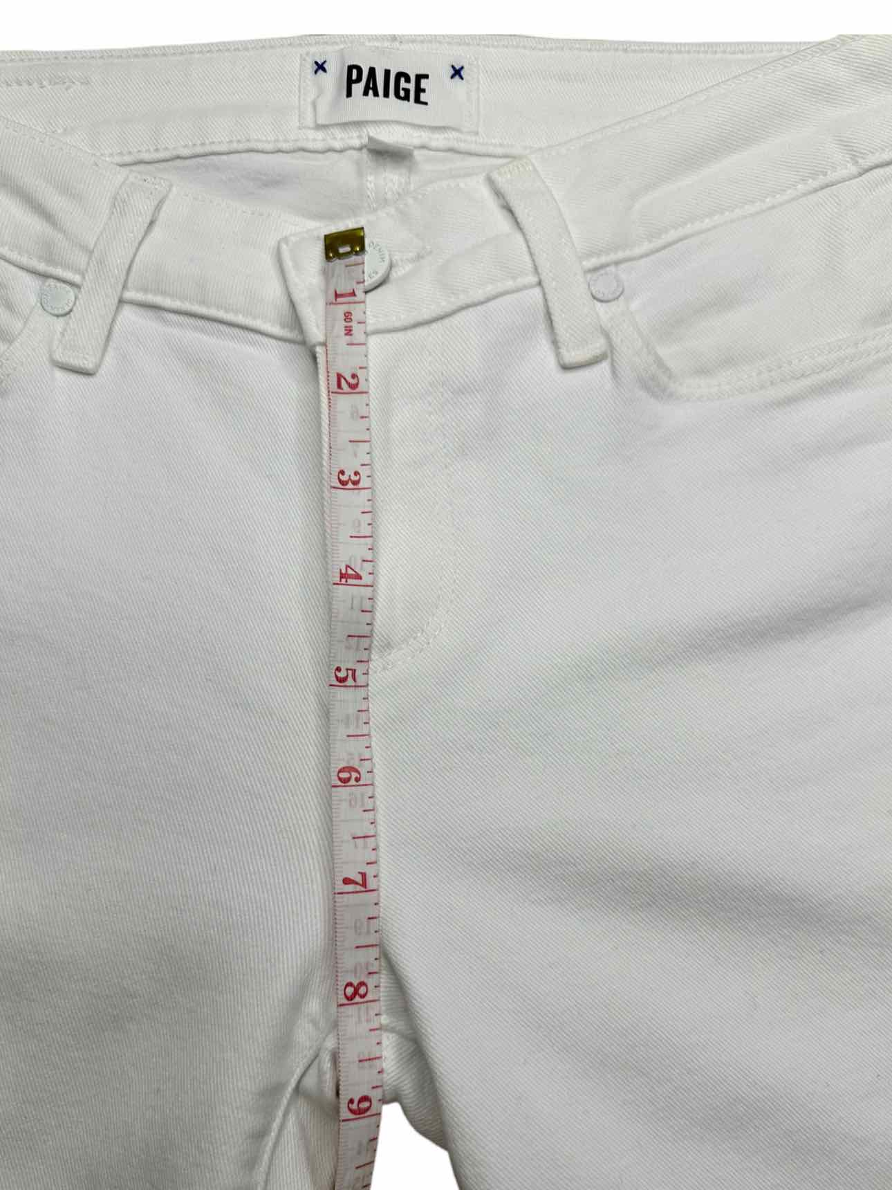 PAIGE White Verdugo Crop Jean Size 25