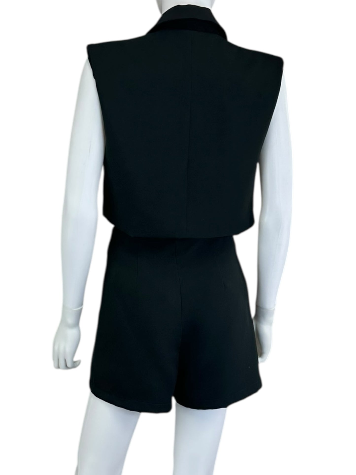 Do & Be Black Romper Size S