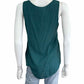 NIC & ZOE Teal Asymmetrical Hem Tank Size S