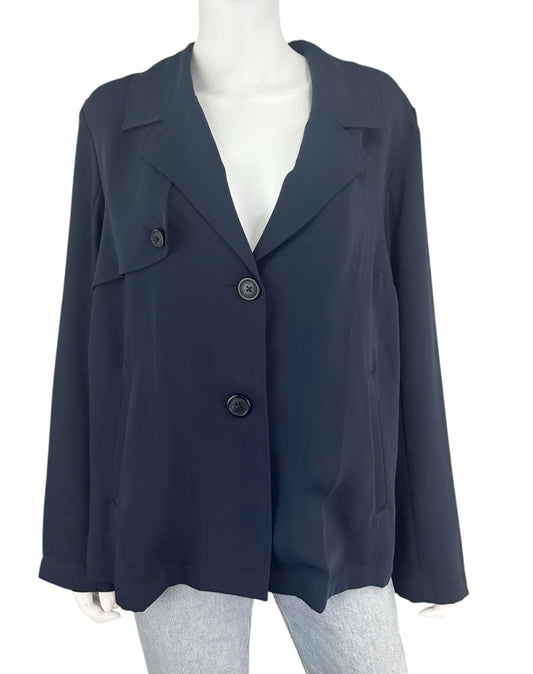 J. Jill WEAREVER COLLECTION Navy Jacket Size L