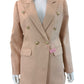 Belle & Bloom NWT Blush Pink Princess Polina Tweed Blazer Size L