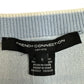 French Connection Blue Plaid Sweater Cardigan Size S