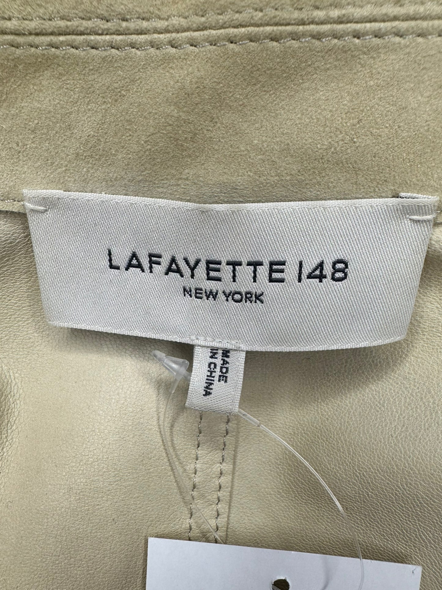 LAFAYETTE 148 NEW YORK Tan Lambsuede Jacket Size XS