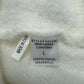 Sadie & Sage NWT White Porcelain Rhinestone Bow Cardigan Size L