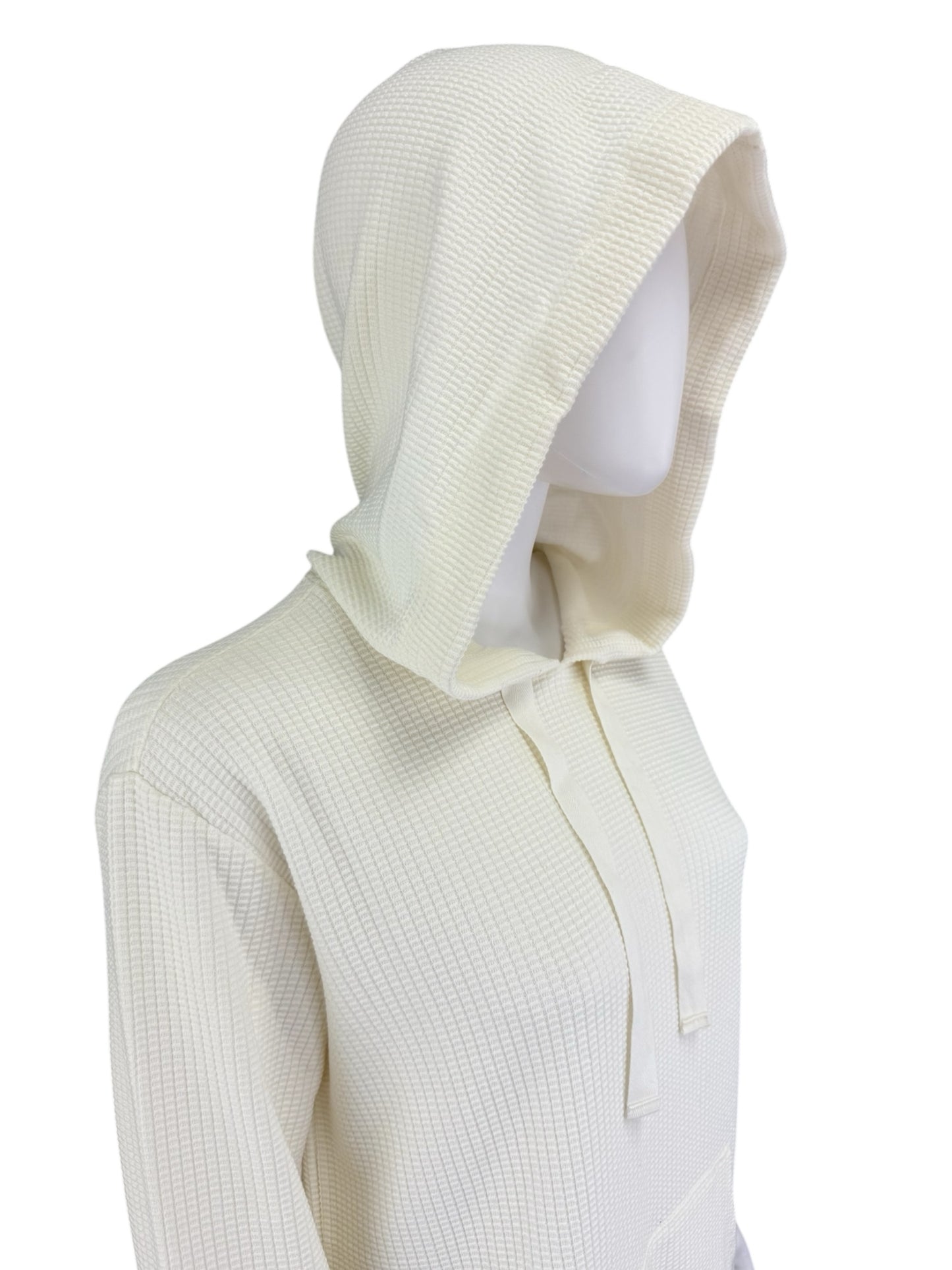 LILLA P Ivory Kangaroo Pocket Hoodie Size S