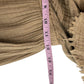 Michael Stars Brown 100% Cotton Gauze Maxi Dress Size S