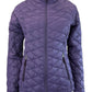 Free Country NWT Purple Quilted Packable Down Jacket Size S