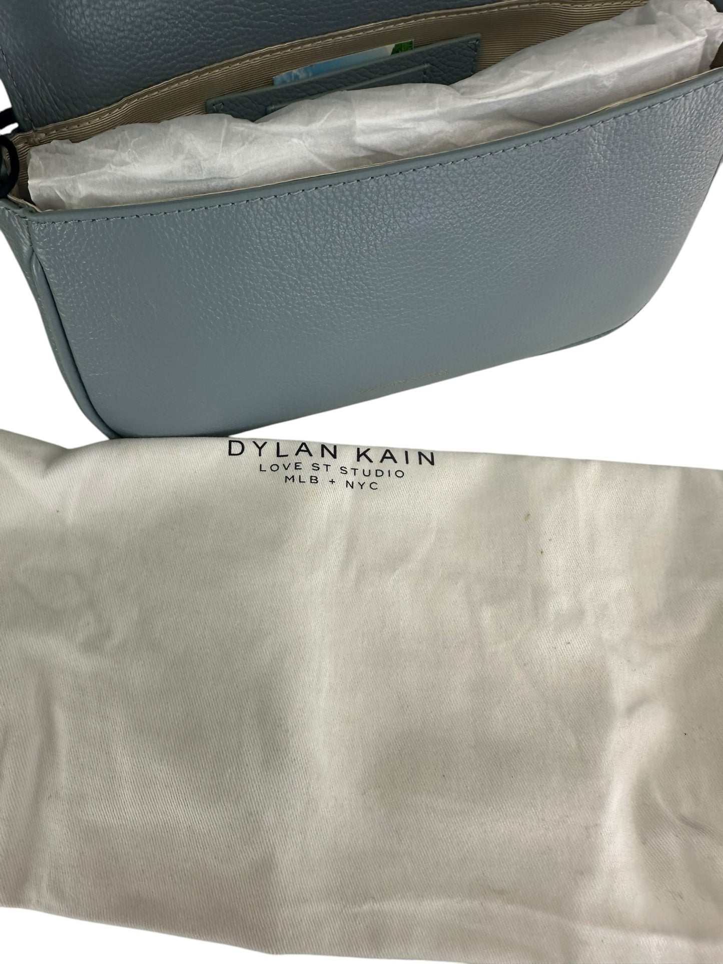 NWT Dylan Kain Blue 'The Soft Baguette' Designer Handbag