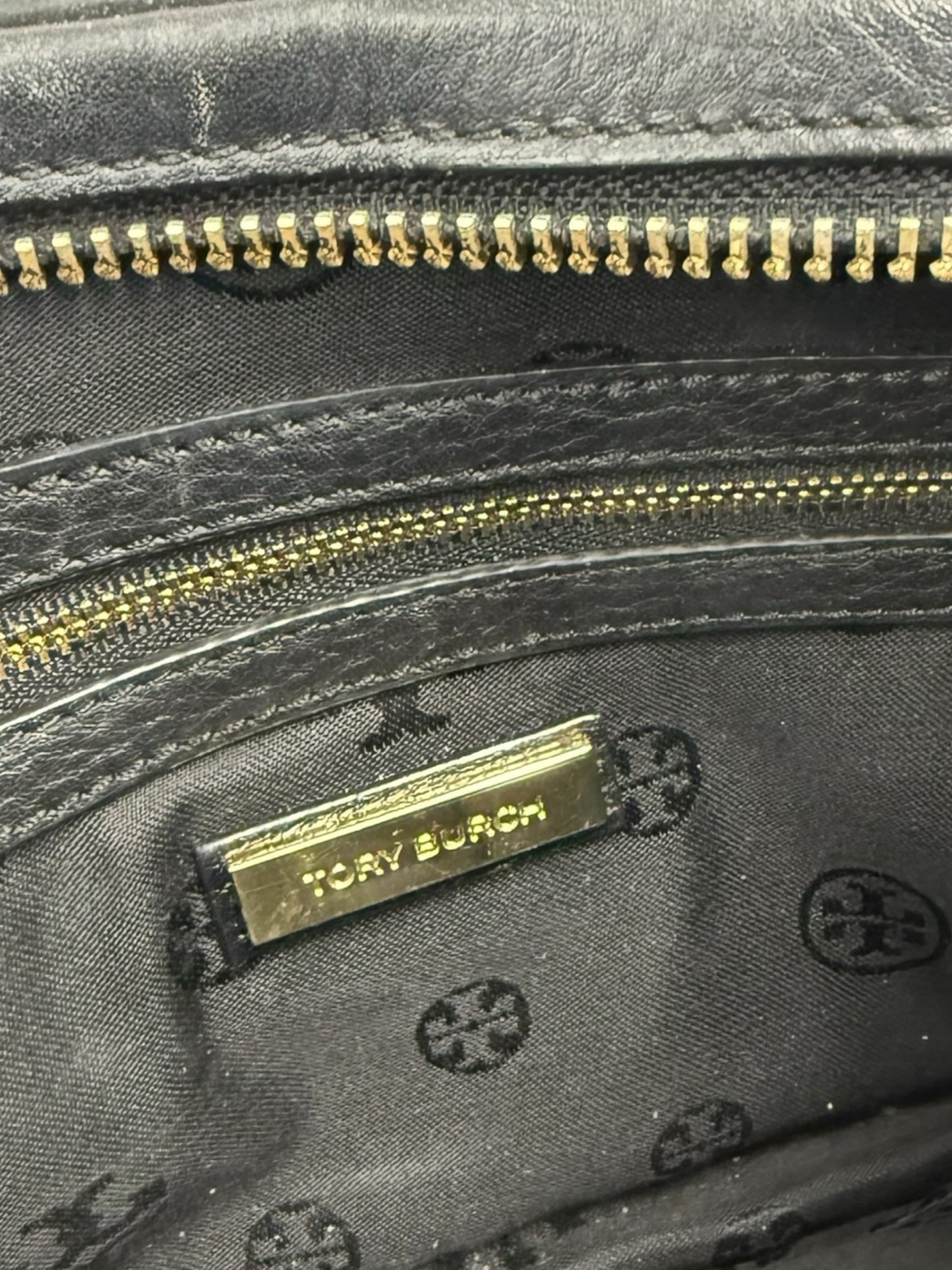 Tory Burch Black Robinson Double Zip Crossbody