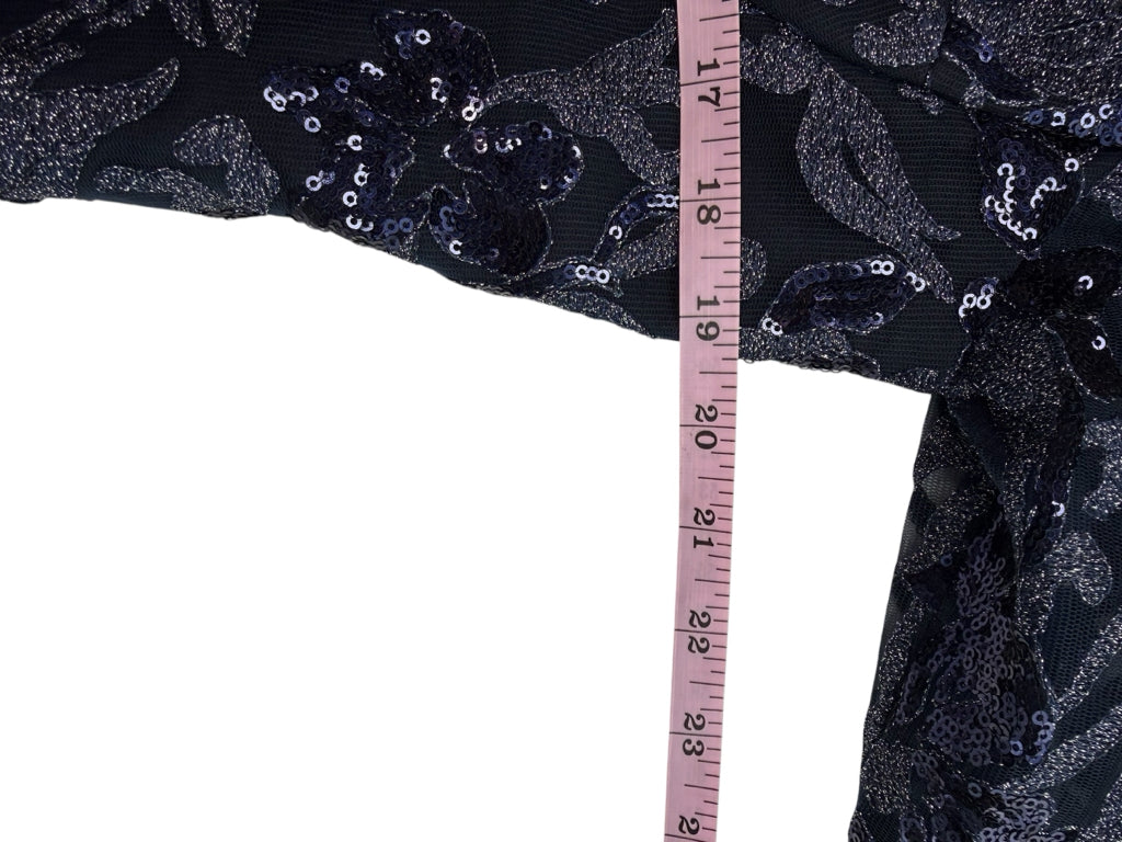 Dress the Population NWT Navy Brie Sequin Mini Dress Size XXL