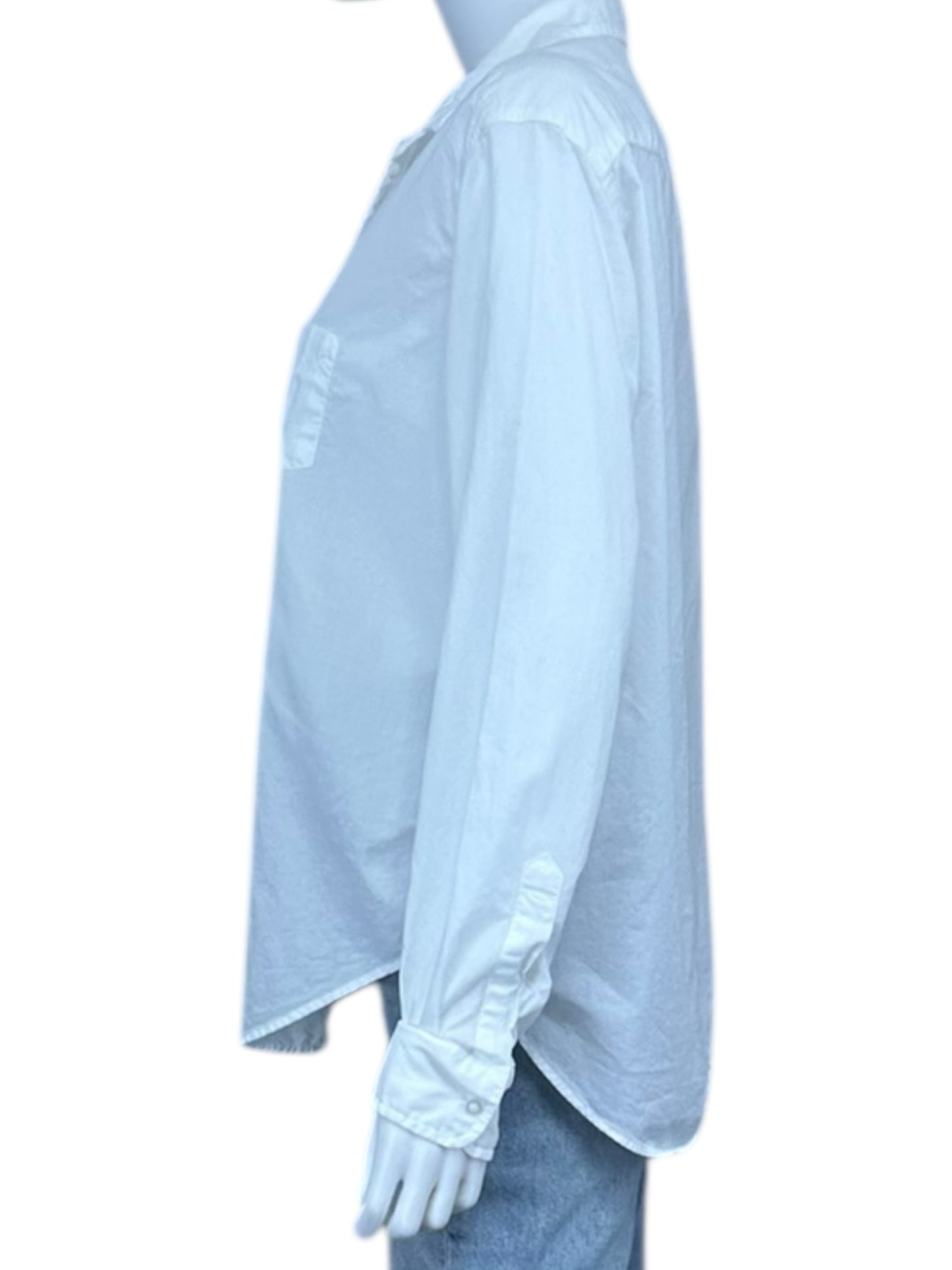 Frank & Eileen White Button-Down Shirt Size M