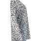 Cabi Glamour Leopard Print Blouse Size M