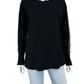 Sioni Black Studded Knit Sweater Size XL