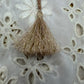 Johnny Was Ivory Floral Eyelet Top Size S