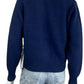 lululemon NWT Navy Texture Play Crew Sweater Size XS